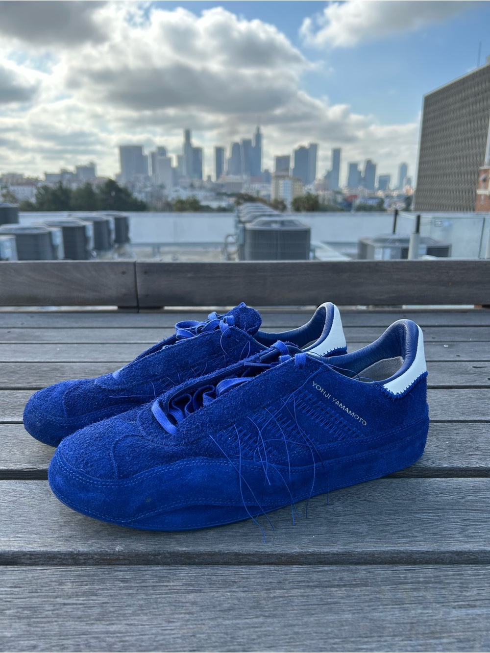 Adidas Y-3 Gazelle Yohji Yamamoto Blue Size 10.5